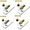 Brass Copper Drill Chuck Shaft Chuck Clamp Connecting Drill M8-2/2.3/3.17/5mm Mini Rod Self-tightening Durable