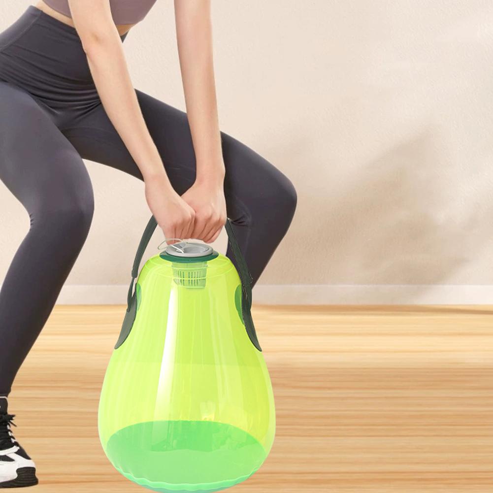 Verstellbare mit Wasser gefüllte Kettlebell Hantelgewichte Weicher Griff Trainingsbeutel für Krafttraining Fitness