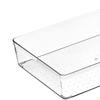 Clear Drawer Organizer Storage Tray Bin Stackable Desktop Box Fridge for
