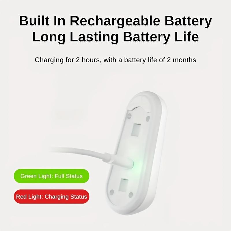 ABS material sensor-activated floor edge light (7 colors), snap-on installation. Nighttime sensor lighting, suitable for stairs/bathrooms/bedrooms.