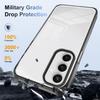 For Samsung Galaxy S24 FE Clear Phone Case TPU+PC Anti-Slip Drop-Proof Back Cover