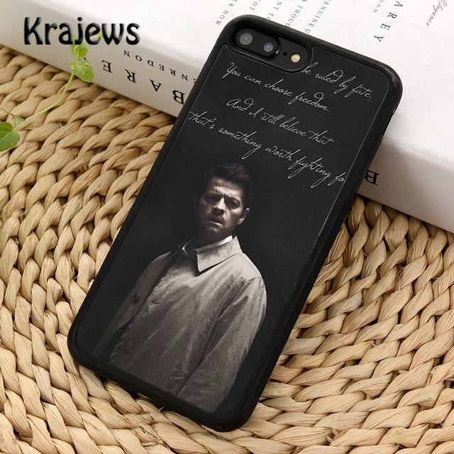 Krajews Supernatural Dean Sam Castiel Soft Phone Case For iPhone 17 Air 16 15 14 plus 11 12 13 pro max coque Fundas