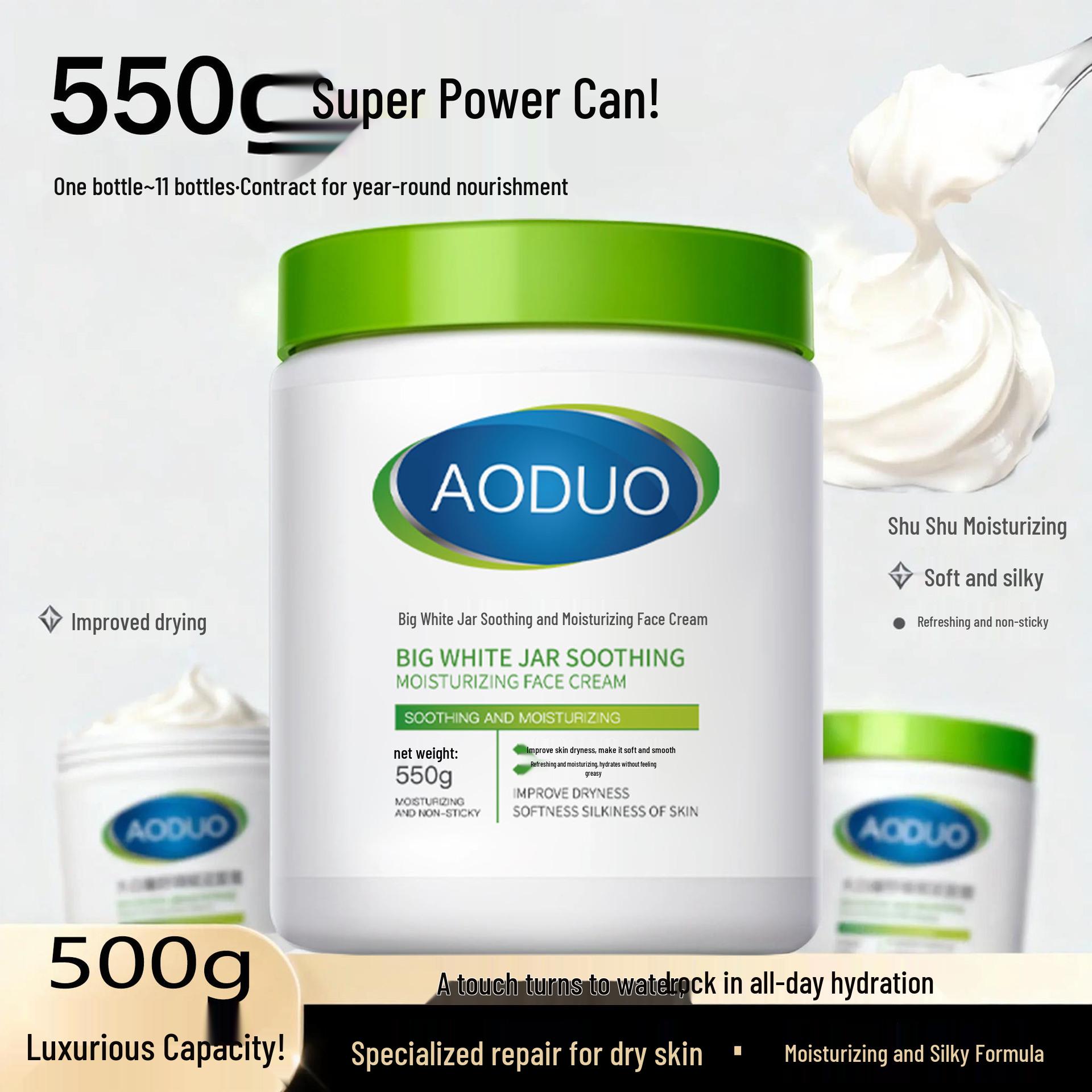 Увлажняющий крем для лица и тела с витамином B5 - Питательный и увлажняющий для сухой кожи