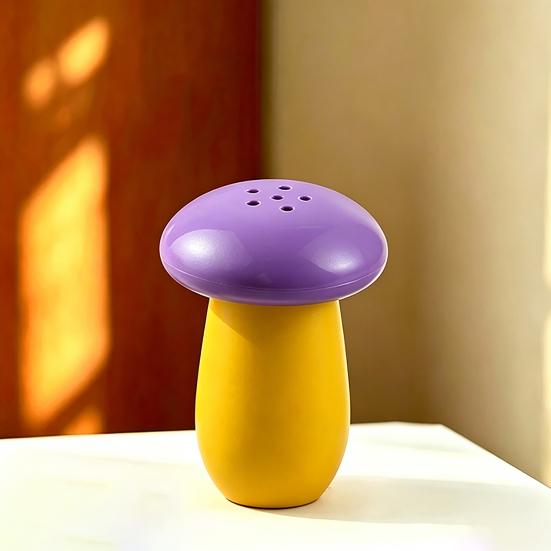 Dispensador de Palillos de Dientes con Forma de Hongo con Tapa Antipolvo Contenedor de Almacenamiento de Palillos para el Hogar y la Cocina Caja Decorativa para Guardar Palillos Tarro