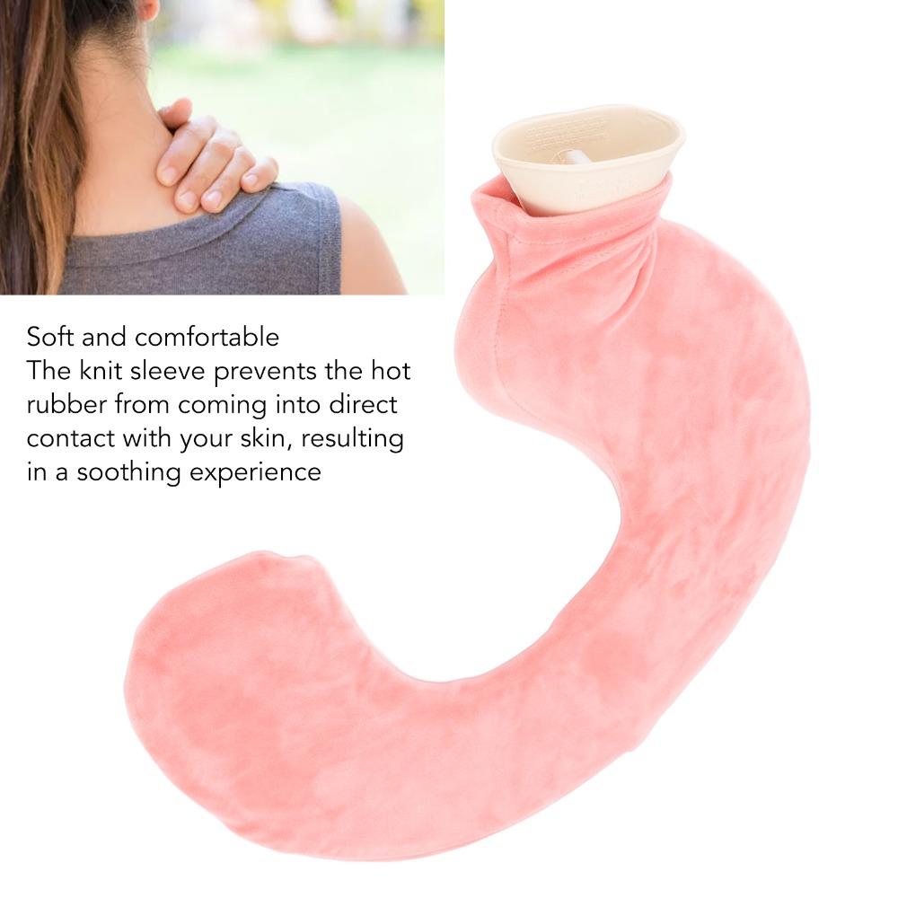 Removable Cover Hot Water Bag U Shape U Shape Warmer Convenient Cervical Care Bag  Body Relax