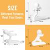 Cute Cartoon Decorative Door Stop No Drilling Action Figure Door Stopper Anti Collision Non-slip Door Bumper for Home&Bedroom