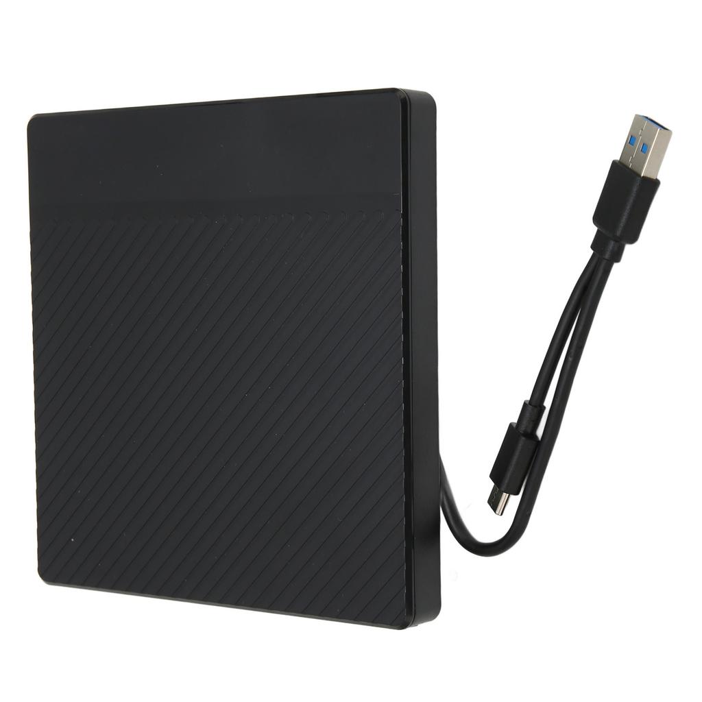 External DVD Drive Box Type A Type C Interface 9.5mm Thickness 5Gbps Transfer Portable USB3.0 External CD ROM Rewriter
