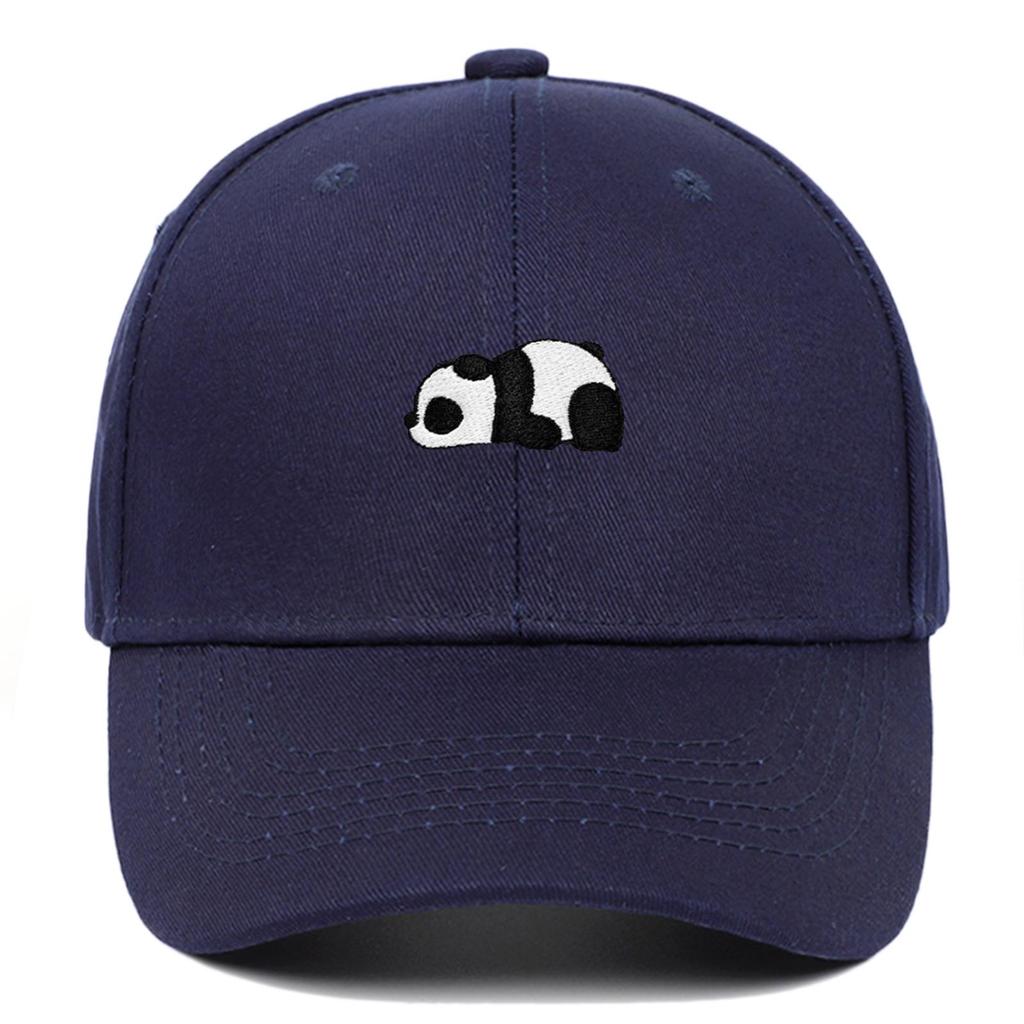 Panda Embroidery Baseball Cap - Unisex Summer Sports Hat, Custom Logo, Various Colors