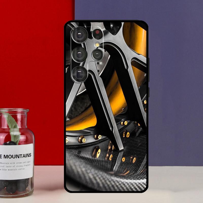 Sports Car Wheel Tire Speed Funda Case For Samsung Galaxy S25 Ultra S9 S10 S20 S21 FE S22 S23 Plus S24 Ultra Phone Cover