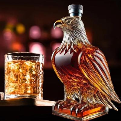 Wykwintny Karafka do Whisky w Kształcie Orła Idealny Prezent dla Taty i Męża, Wykwintna Butelka na Likier w Kształcie Orła Zabawna Dekoracja Domu na Święta