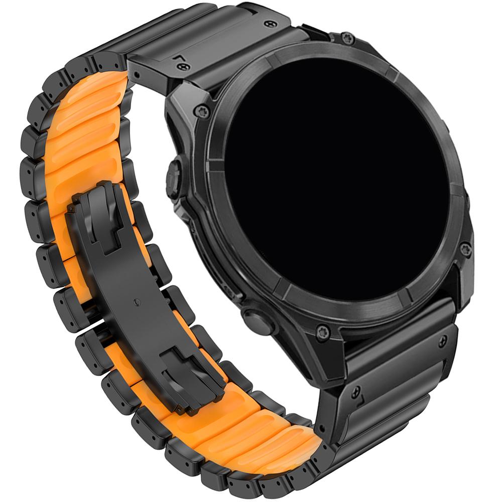 Cinturino in Titanio da 26mm per Orologio Garmin Enduro 3/2 Fenix 8 7X Pro 51mm Fenix 6X Cinturino Quick Fit Per Orologio Garmin Instinct 3 2X 50mm