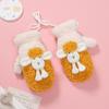 Cartoon Sheep Gloves Cute Lined Plush Animal Mittens Stage Performance Gloves