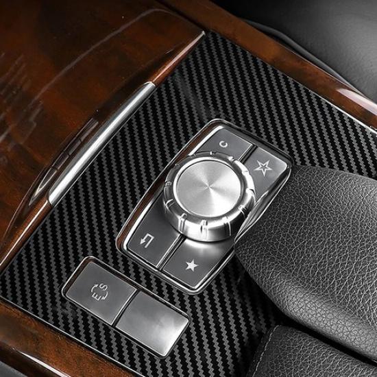 Car Console ES Mode Button Panel Cover For Mercedes Benz E Class W212 2014-2015