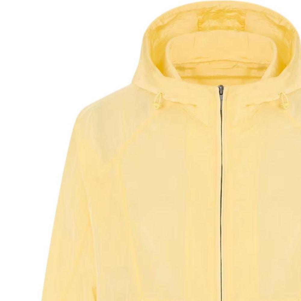 Armani Exchange Nylon Hooded Zip-Up Jacket Men jackets Yellow XM000397-AF13174-U2124