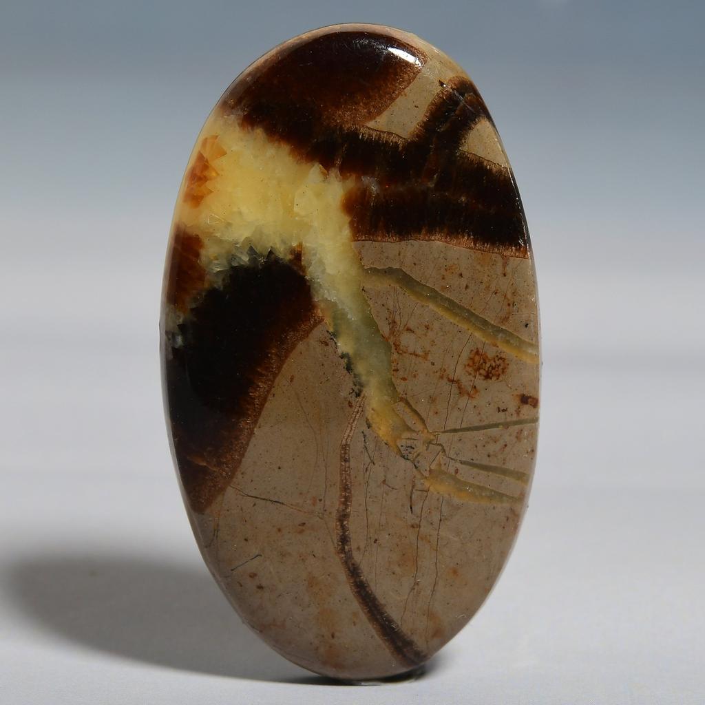 Septarian Stone 2.5x4.3mm Natural Cabochon Fine Loose Gemstone 47.35Cts.
