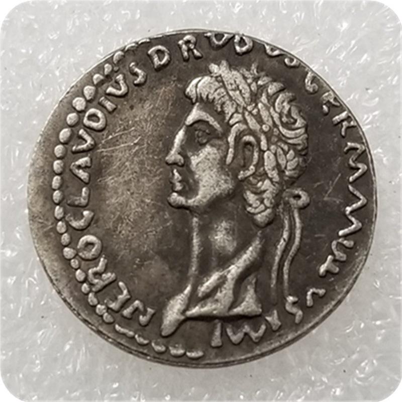 Antique Roman Coin Replica - Brass Silver-Plated Commemorative Coin 107610133