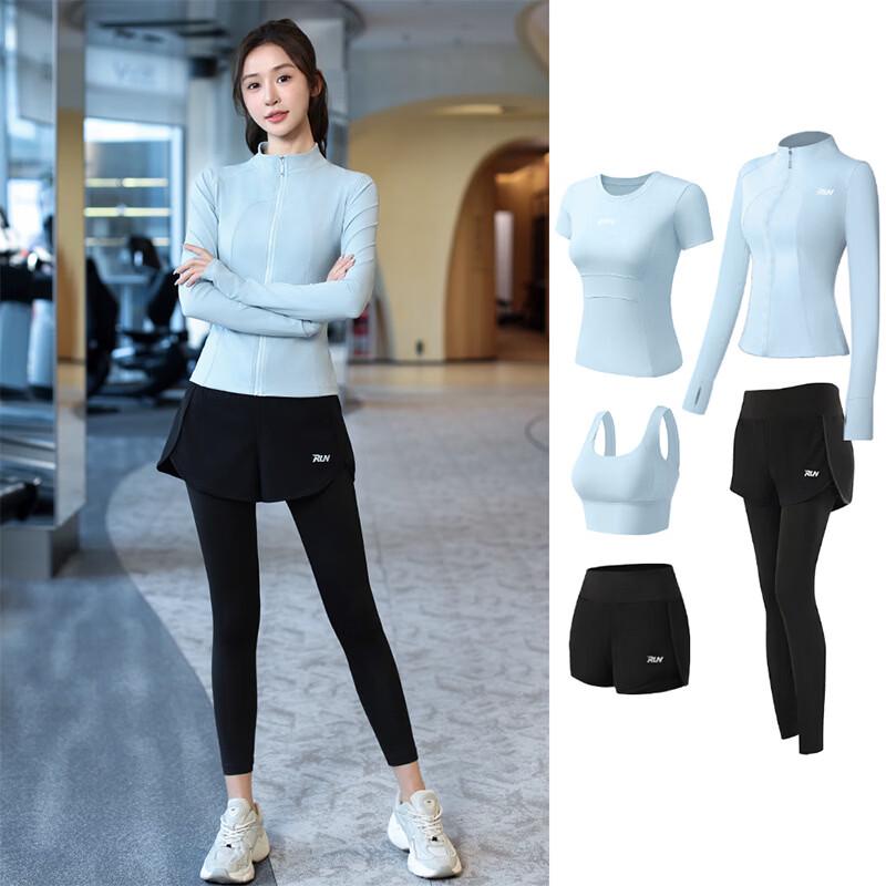 

OEING Women s 5-Piece Short Sleeve Sports Outfit