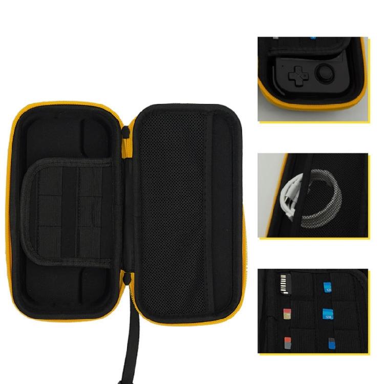 EVA Carrying Case for Retroid Pocket 5 Scratchproof Storage Box Game Console Shockproof Protector Case with Mesh Pocket