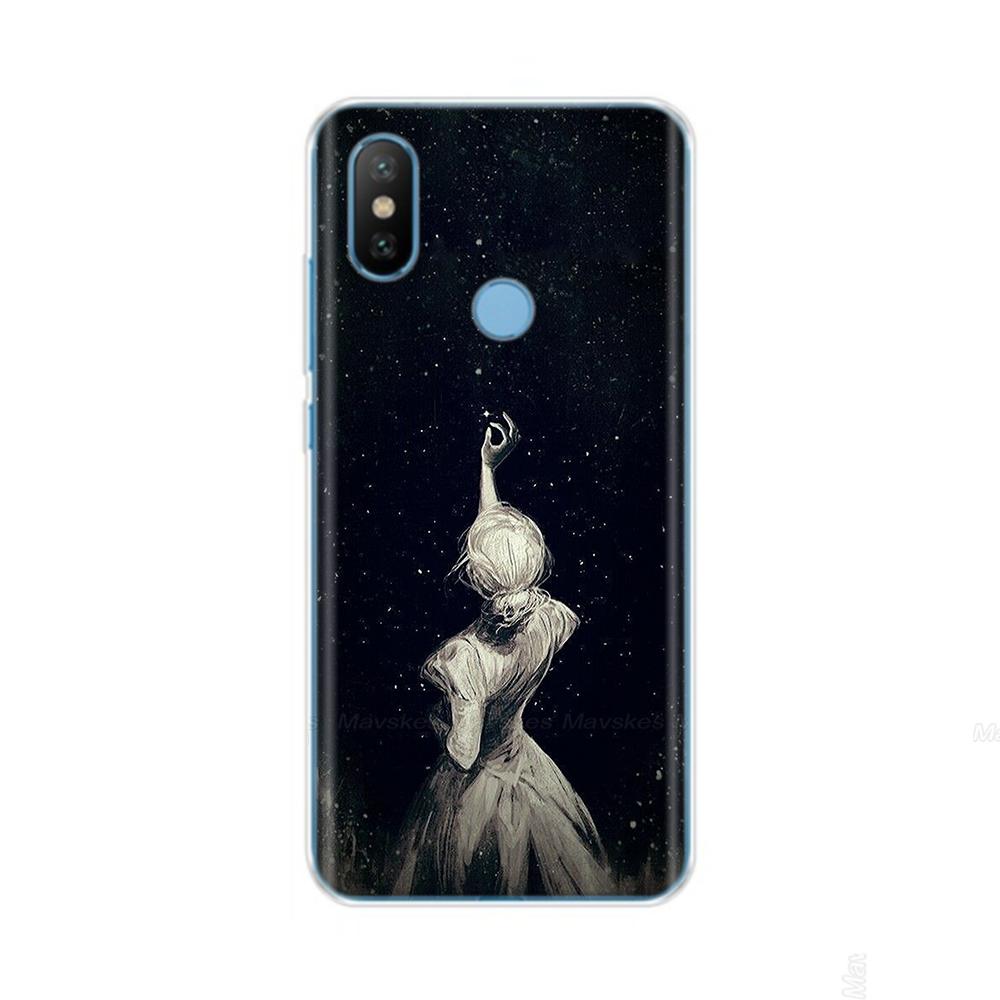 For Xiaomi Mi A2 Case Cover for Xiaomi Mi A2 Lite Transparent TPU Silicone Phone Case on Xiomi MiA2 MiA Mi A 2 lite Fundas Coque