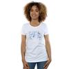 Disney Damen/Damen Bambi Snow Baumwoll-T-Shirt