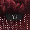 Y's made in Japan Long sleeve knit cardigan Bordeaux Youji Yamamoto Women Used