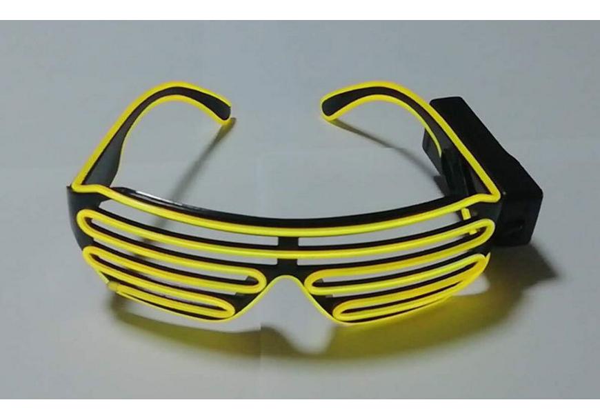 LED Party Blinds: Flashing Music Glasses for Clubbing and Atmosphere