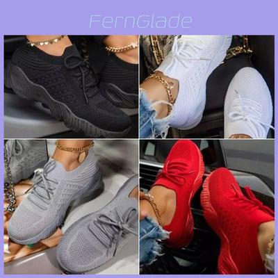 Women's Casual Sneakers With Breathable Mesh Upper Stylish Tpr Sole For All Day Comfort