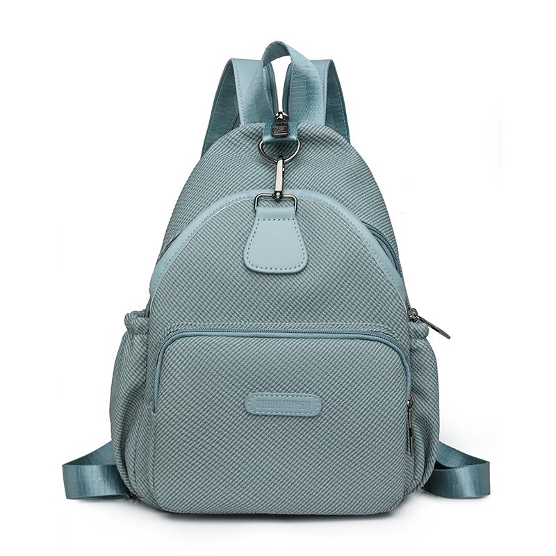 

Women s Small Backpack Multi-Function Crossbody Bag Multi-Pocket Chest Bag синій