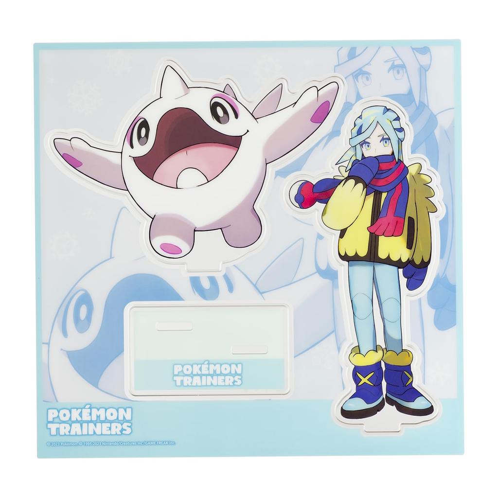 Pokémon Center Original Acrylic Stand: POKÉMON TRAINERS Grusha & Alkujira
