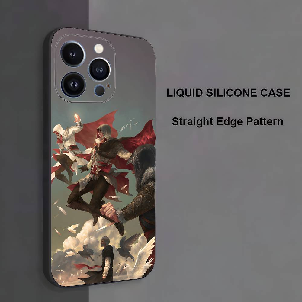 

A-AssassinS Game C-Creed Phone Case For iPhone 17,16,15,14,13,12,11 ,Pro Max,XS,X,XR,SE,Mini,8,7,Soft Silicone Black Cover iPhone6