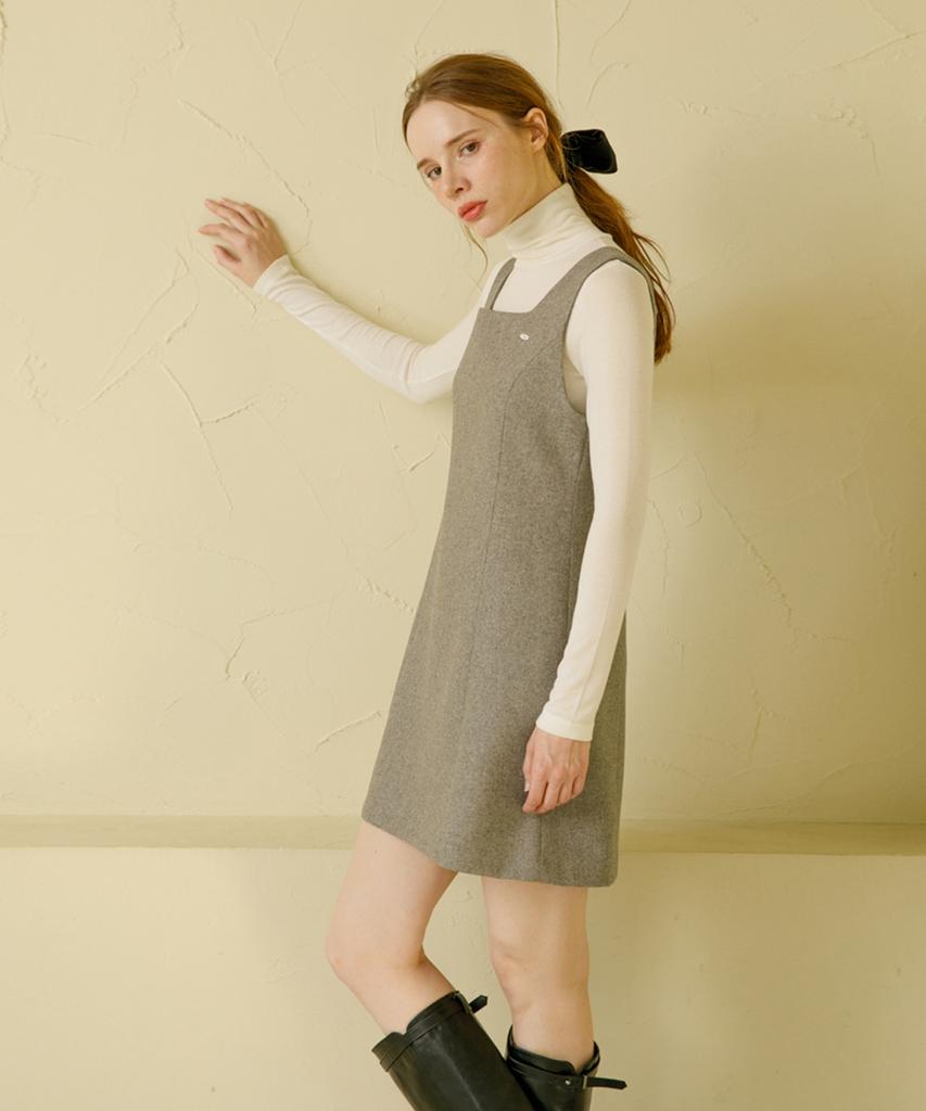 Eilubeu Wool Twill Mini Dress Aaradr001P