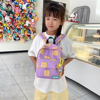 School Bag Korean Version Fashionable Cute Foreign Style Girl Backpack Baby Versatile Children's Cartoon School Bag Casual Spring Outing Backpack