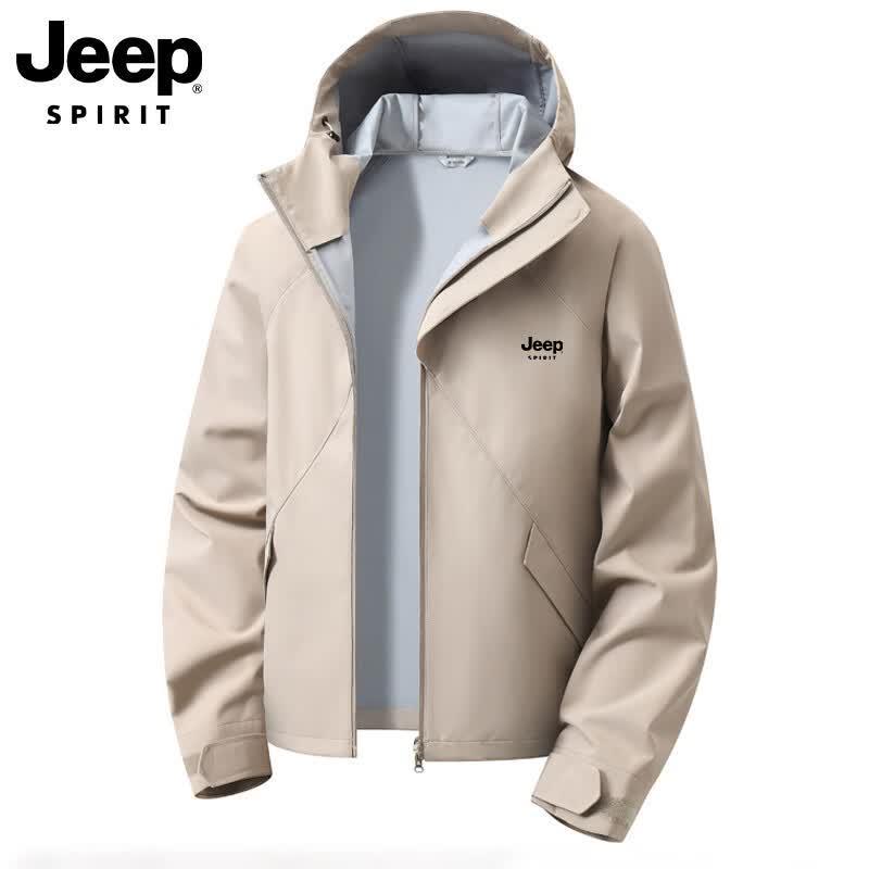 Jeep Men's Spring/Autumn Outdoor Windbreaker Jacket