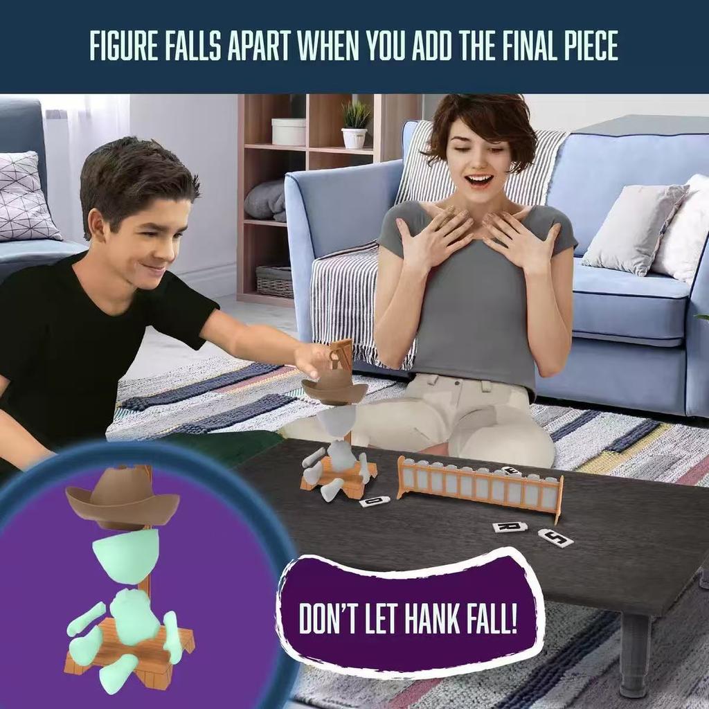 לוח משחק תלייה מגנטי תליין משחקי ניחוש מילים מסתוריים משחק משפחתי צעצוע אינטראקטיבי הורה-ילד משחקי מסיבה לבני נוער