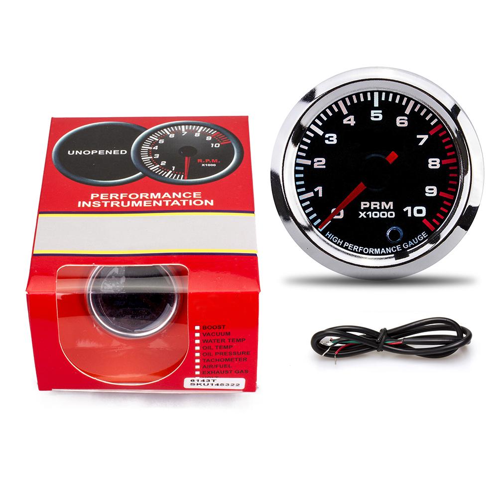 PSI Boost/PRM/Water Temp/Oil Temp/Oil Press/Voltage/Air Fuel Ratio/EGT 2"52mm Car Gauge 7Color LCD Digital Instrument Kit Holder
