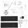 Frameless DIY Wall Clock Modern Mirror Wall Sticker for Home Living Room Bedroom Decor