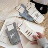 Female Autumn New Cartoon Cute Animal Stripes All Build Preppy Style Boneless Tube Stack Socks
