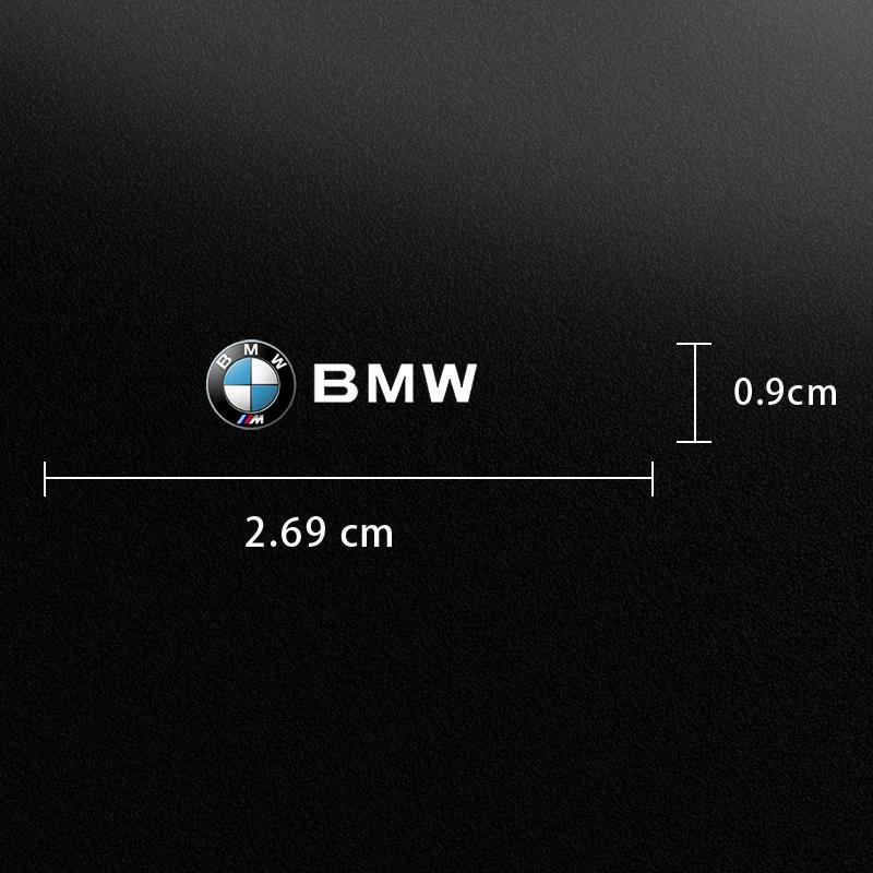 

For BMW Car Interior Sticker Central control Decals Emblem Badge Logo Sticker For BMW 50th M E46 E39 E38 E90 E60 F10 F30 Z3 X1 X 2PCS
