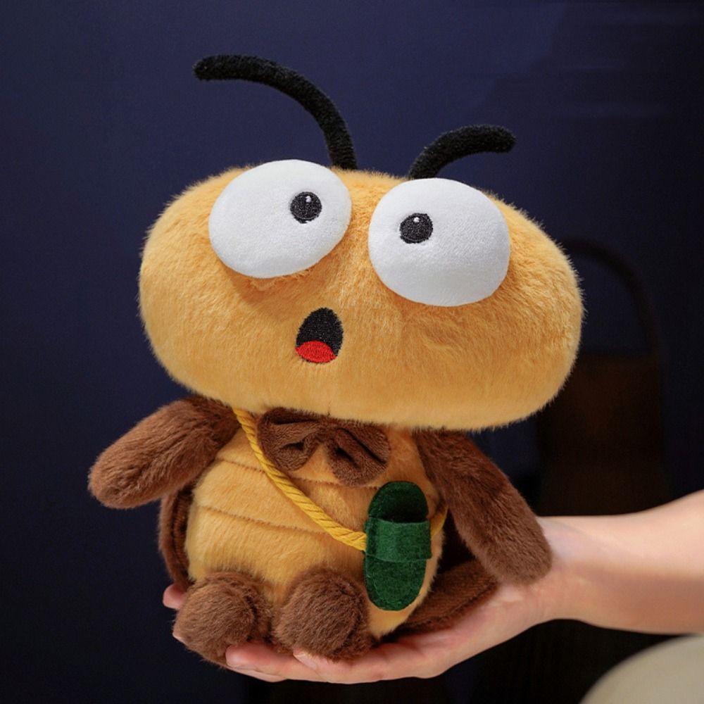 Fluffy Cockroach Stuffed Animal Simulated Cockroach Plush Doll Cockroach Plush Toys  Kids Toys