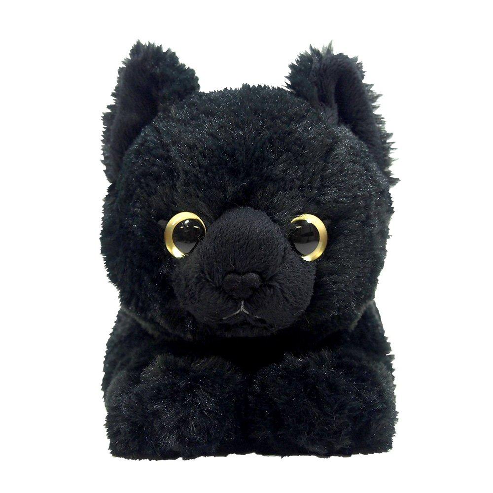 Sun Lemon Lap Cat Plush Toy Small Black
