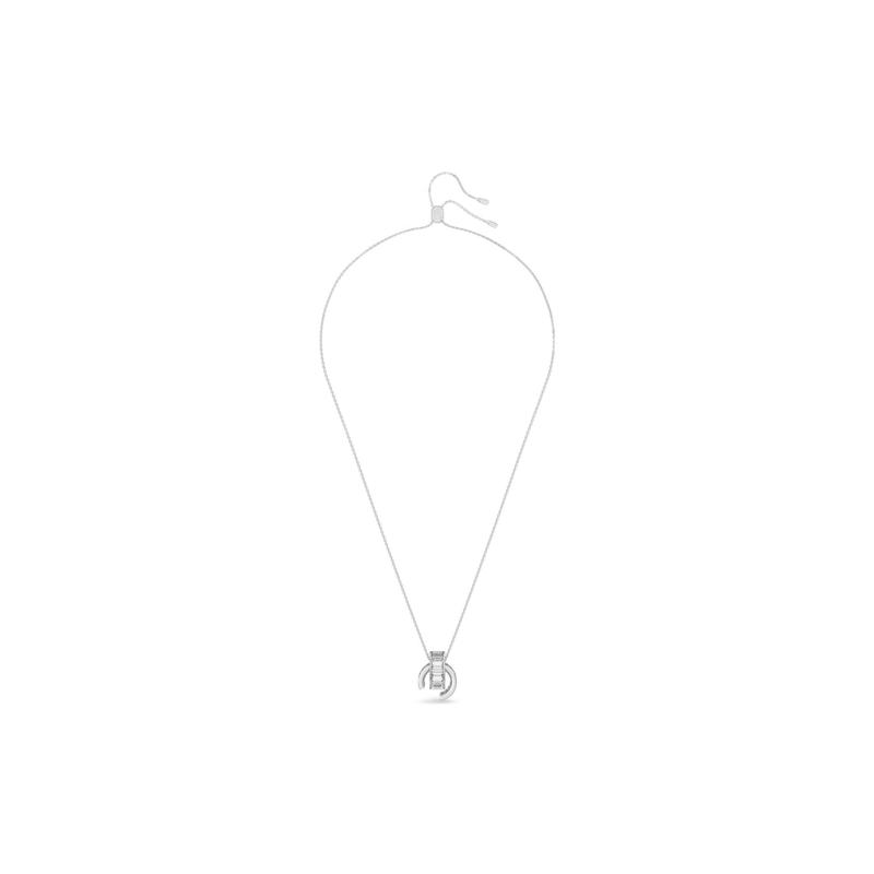 Swarovski Matrix pendant rectangular cut exquisite fashion artificial crystal necklace women s white 5639628