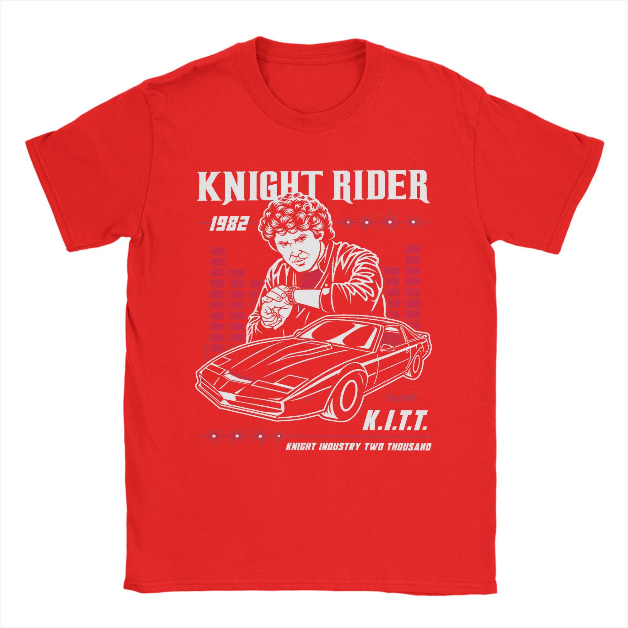 

Men TShirts KITT Knight Rider Novelty Pure Cotton Tees Short Sleeve T Shirt Crew Neck Clothing New Arrival S