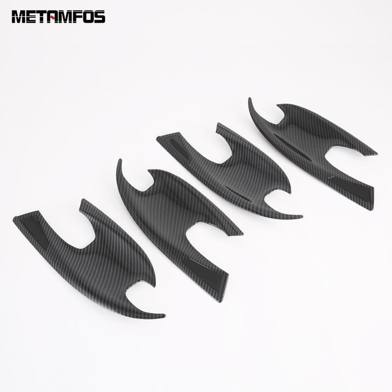 Side Door Handle Bowl Cover Trim For Hyundai Sonata -   Carbon Fiber Protector Exterior Accessories Car Styling