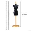 5Pcs Doll Clothes Dress Form Mannequin Mini Holder Stand Support 27.5cm