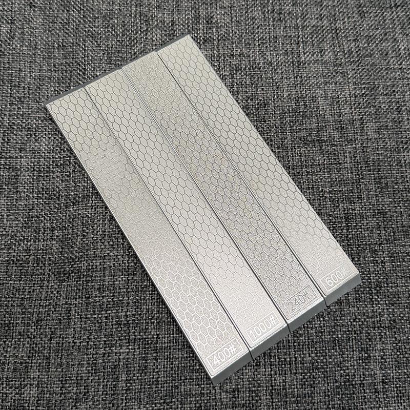 2026 New Aluminum Base Honeycomb Diamond Sharpening Stone, Portable Outdoor Sharpener Fixed Angle Knife Sharpener Accessories