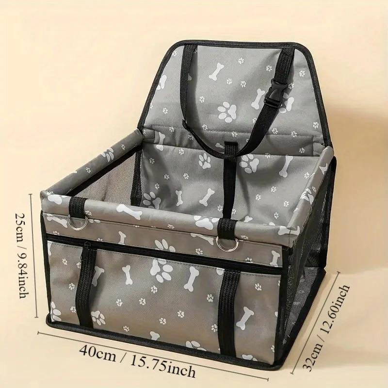 Pet Car Seat Hammock - Universal Dog and Cat, Non-Slip Bottom and Breathable Mesh - Rear Seat Protector for Small/Medium Pets