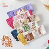 Women's Cute Cartoon Five-Toe Cotton Socks - Breathable, Sweat-Absorbent, Anti-Fungal, Ideal for Spring/Summer, Mid-Tube Length