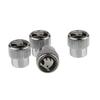 For Skoda Octavia A7 Superb 2 Fabia Rapid Yeti Kodiaq Kamiq 4pcs Valve Stem Dust Caps Exterior Automobiles Wheels Decoration  FD9