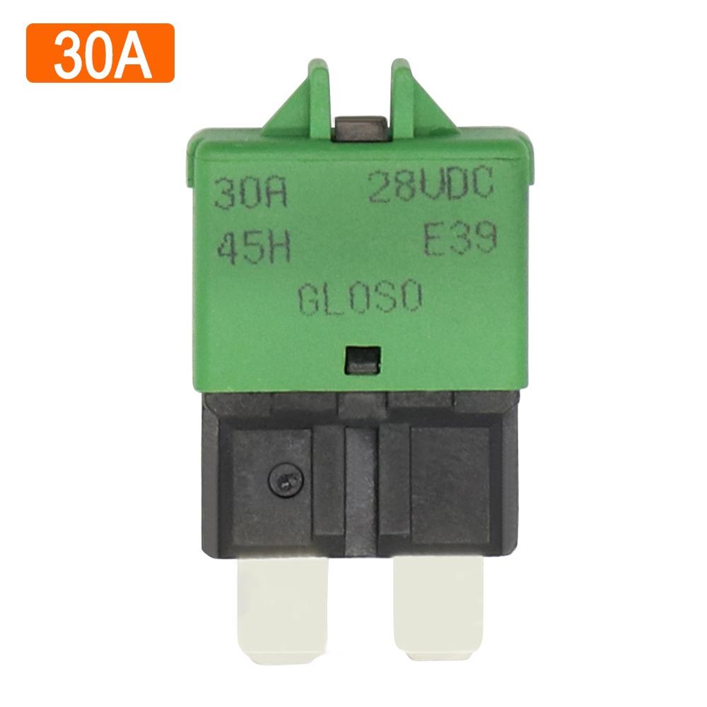 

5-30A Circuit Breaker Manual Reset Car Protectors ATC Blade Fuse Car Motorcycle Truck Boat Marine 30A