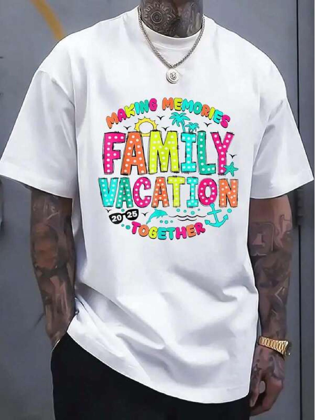 2025 Family Vacation T-shirt -  Making Memories Together  Print S